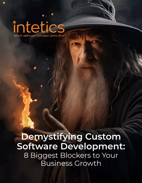 Demystifying Custom Software Development: 8 Biggest Blockers to Your Business Growth White Papers and eBooks, 18 Demystifying Custom Software Development: 8 Biggest Blockers to Your Business Growth White Papers and eBooks, 18 - intetics.com